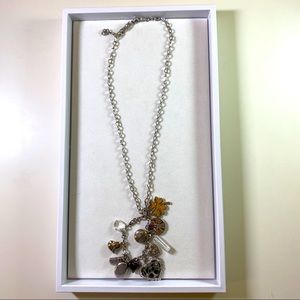 Intermix Charm Silver Necklace